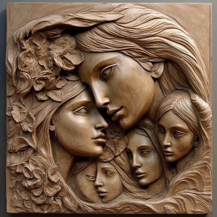 نموذج ثلاثي الأبعاد لآلة CNC 3D Art 